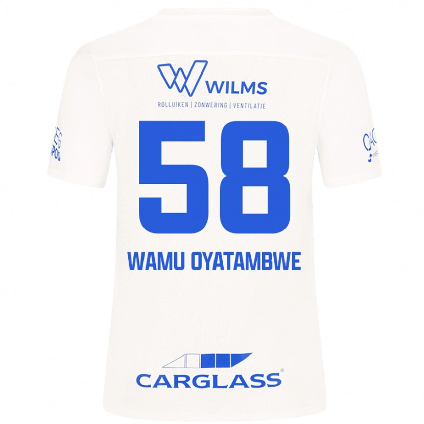 DanxenレディースMatthias Wamu Oyatambwe#58白アウェイシャツ2024/25ジャージーユニフォーム