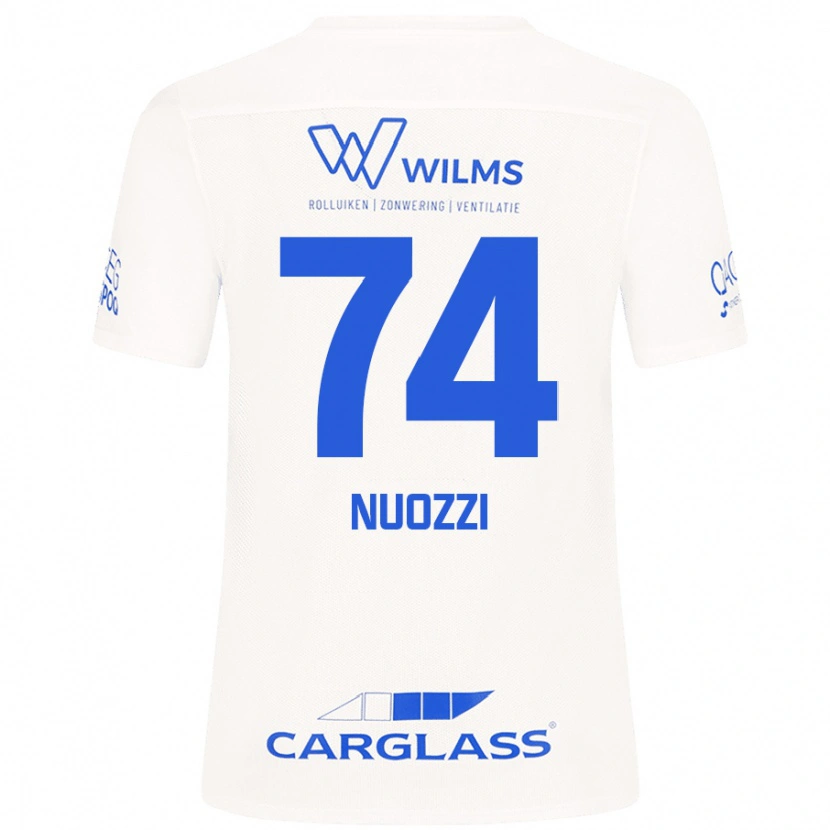 DanxenレディースCédric Nuozzi#74白アウェイシャツ2024/25ジャージーユニフォーム