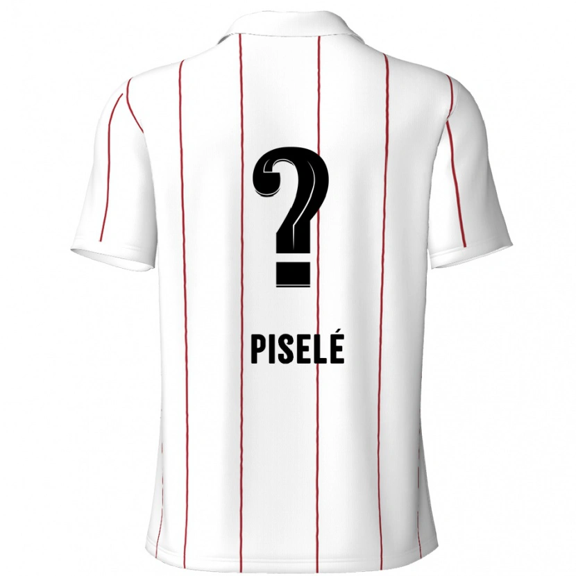 DanxenレディースLowie Piselé#0白 黒アウェイシャツ2024/25ジャージーユニフォーム