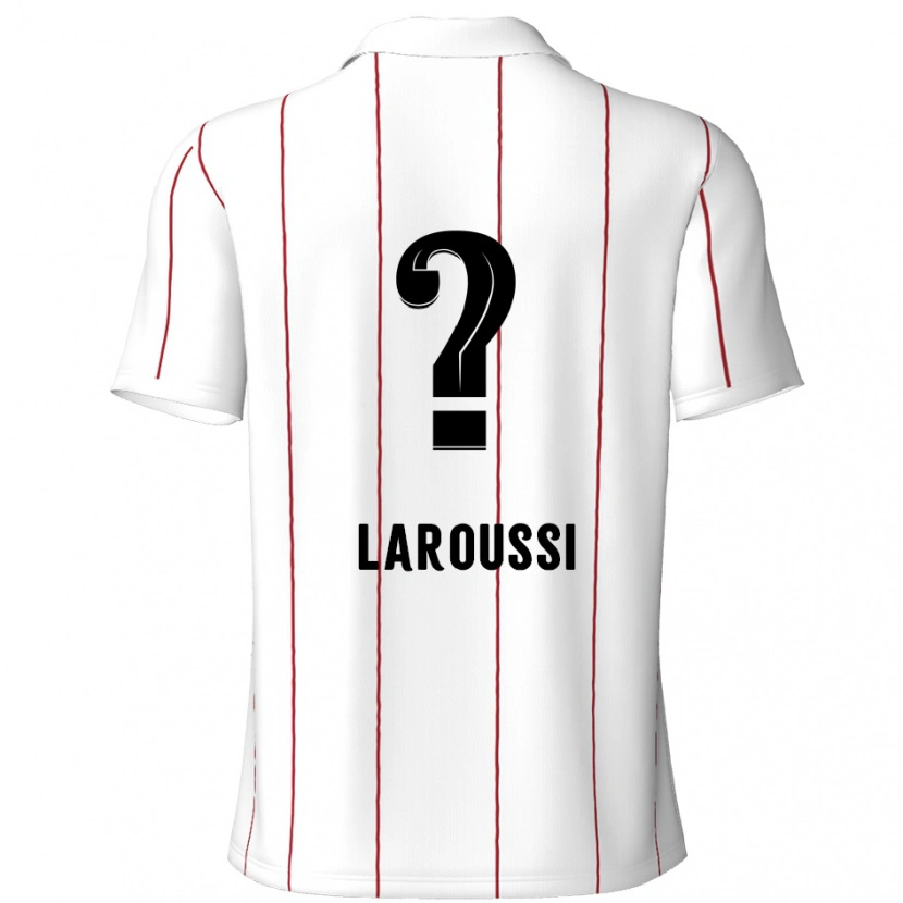 DanxenレディースNizar Laroussi#0白 黒アウェイシャツ2024/25ジャージーユニフォーム