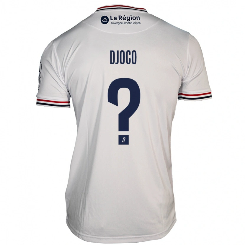 DanxenレディースOuparine Djoco#0白アウェイシャツ2024/25ジャージーユニフォーム