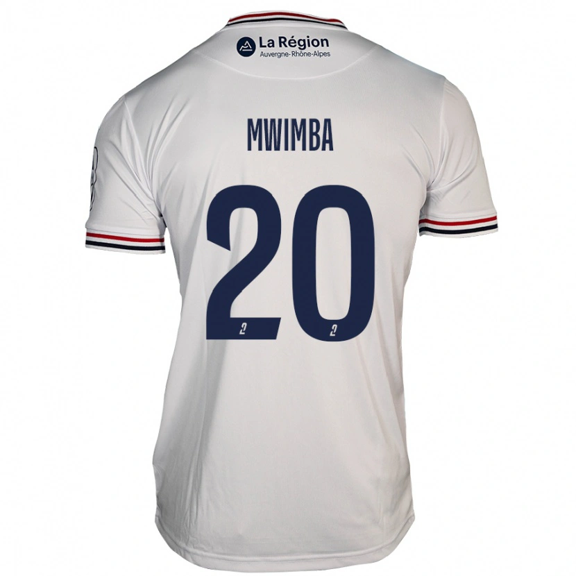 DanxenレディースJosué Mwimba Isala#20白アウェイシャツ2024/25ジャージーユニフォーム