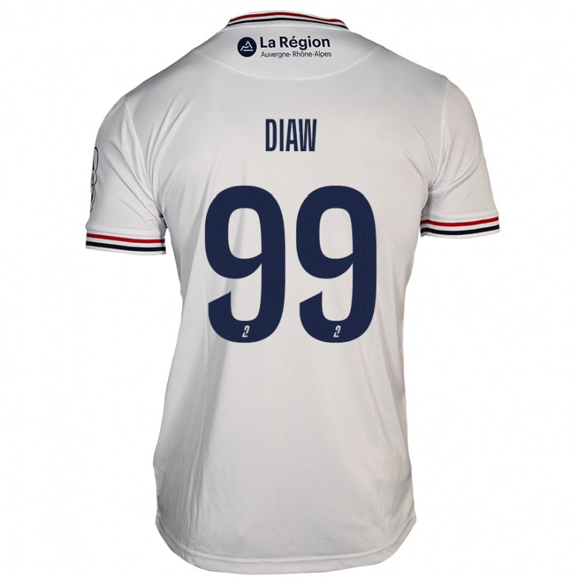 Danxenレディースモリー・ディアウ#99白アウェイシャツ2024/25ジャージーユニフォーム
