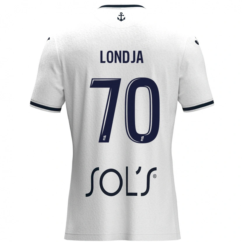 DanxenレディースRuben Londja#70白 ダークブルーアウェイシャツ2024/25ジャージーユニフォーム