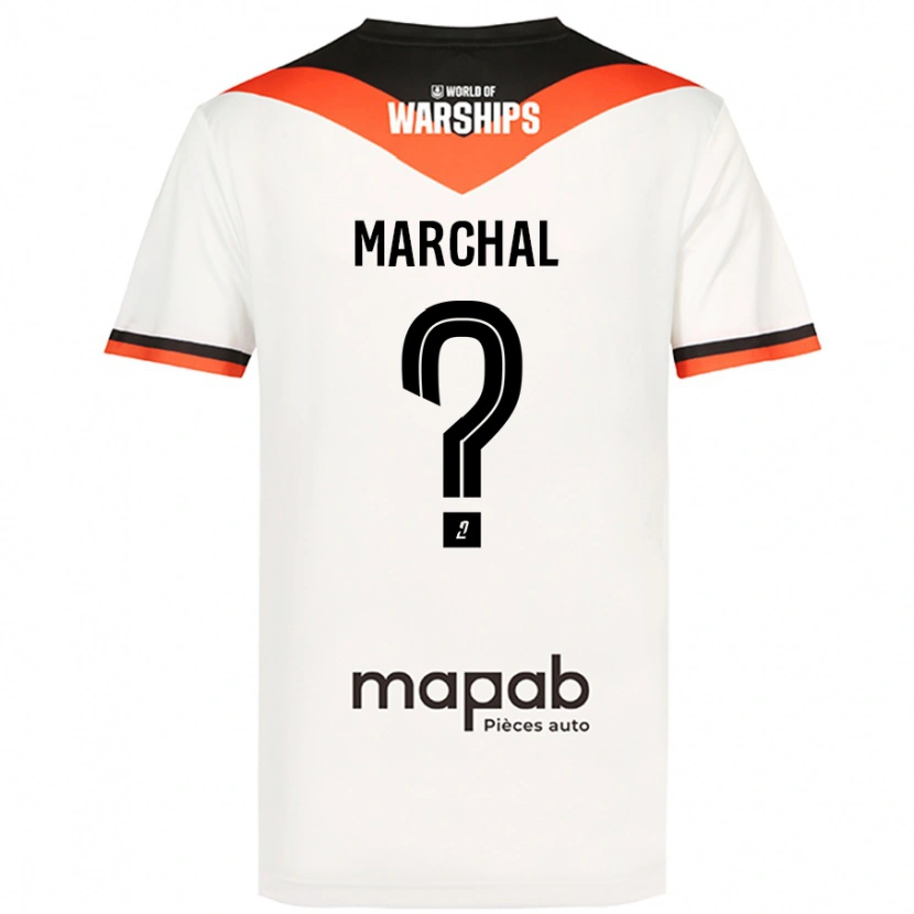 DanxenレディースNoam Marchal#0白アウェイシャツ2024/25ジャージーユニフォーム