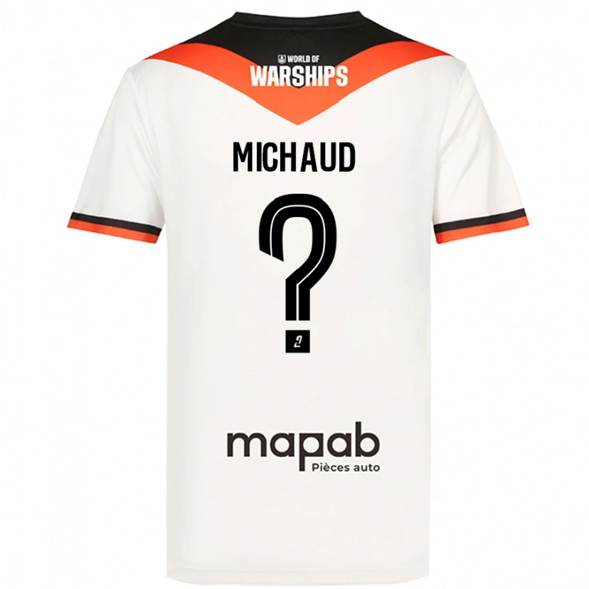 DanxenレディースEtan Michaud#0白アウェイシャツ2024/25ジャージーユニフォーム