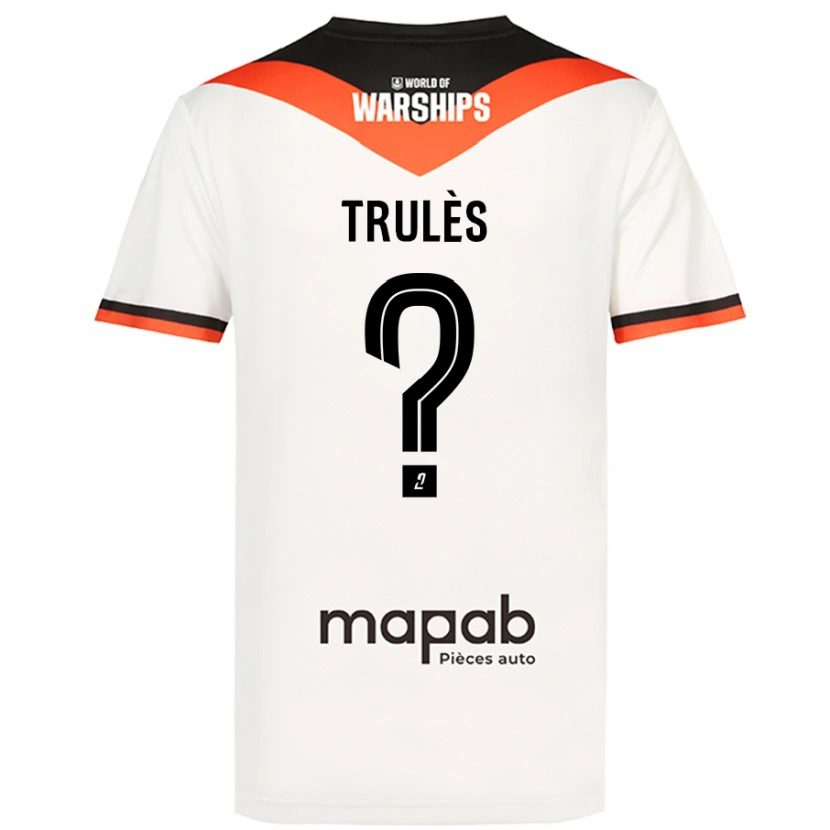 DanxenレディースRayann Trulès#0白アウェイシャツ2024/25ジャージーユニフォーム