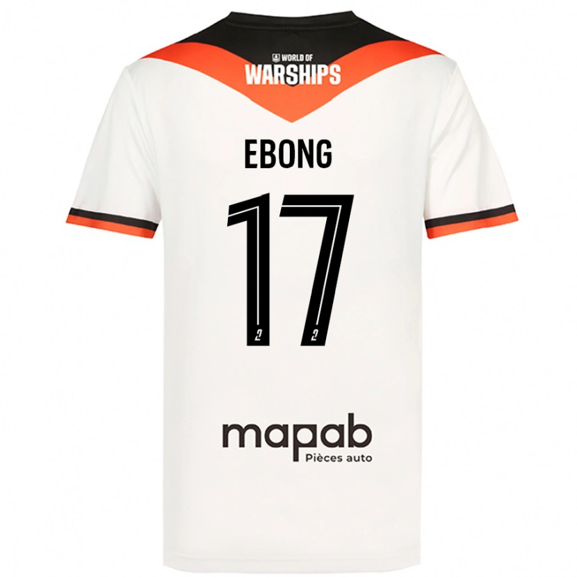 DanxenレディースArthur Ebong#17白アウェイシャツ2024/25ジャージーユニフォーム