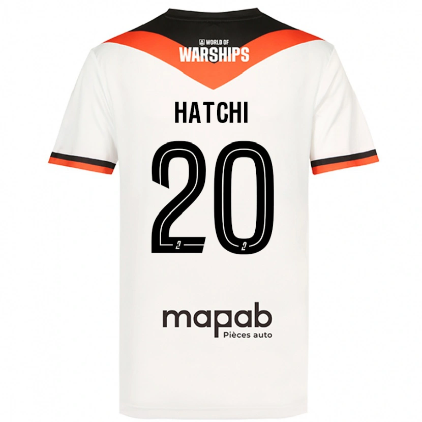 DanxenレディースJérémy Hatchi#20白アウェイシャツ2024/25ジャージーユニフォーム