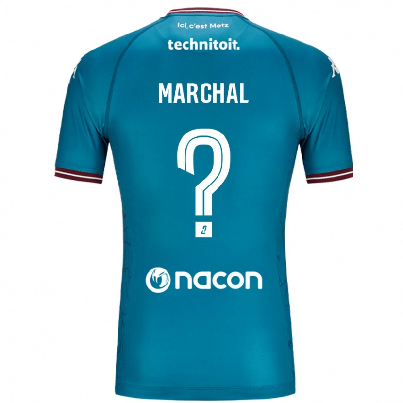 DanxenレディースAdam Marchal#0ペトロールブルーアウェイシャツ2024/25ジャージーユニフォーム