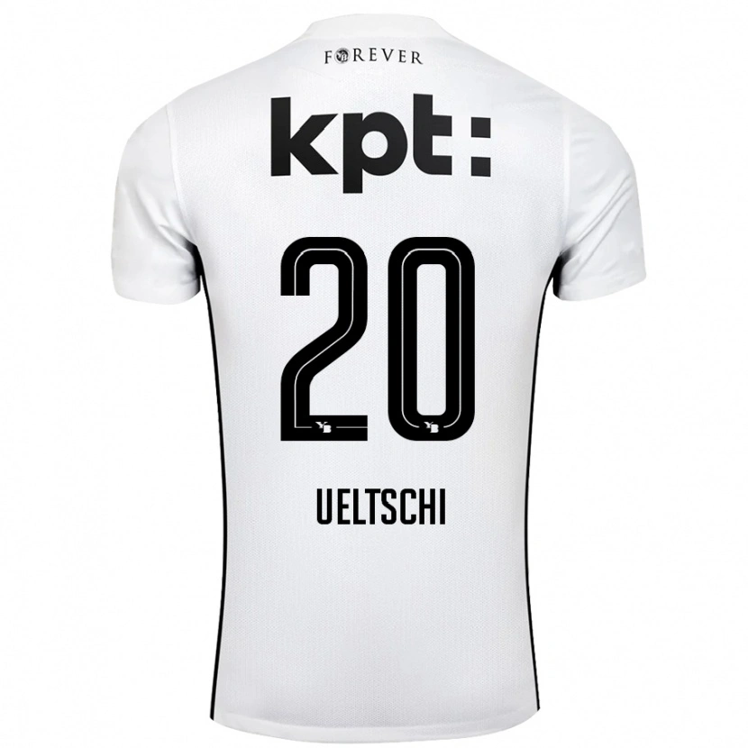 DanxenレディースRilana Ueltschi#20白 黒アウェイシャツ2024/25ジャージーユニフォーム