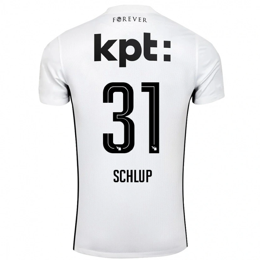 DanxenレディースGiulia Schlup#31白 黒アウェイシャツ2024/25ジャージーユニフォーム