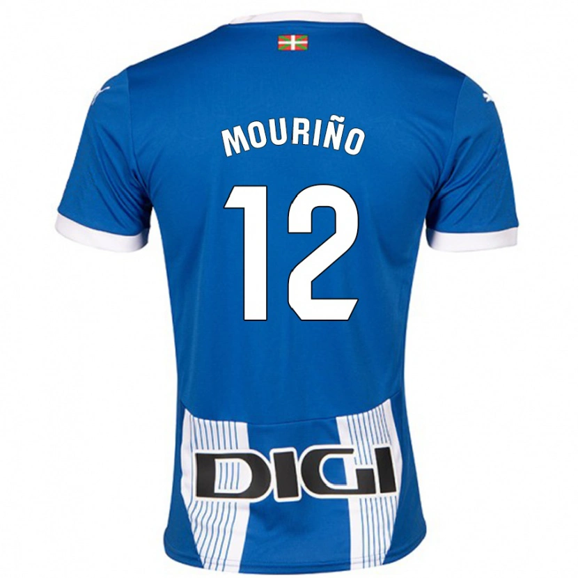 Danxenキッズサンティアゴ・モウリーニョ#12青ホームシャツ2024/25ジャージーユニフォーム