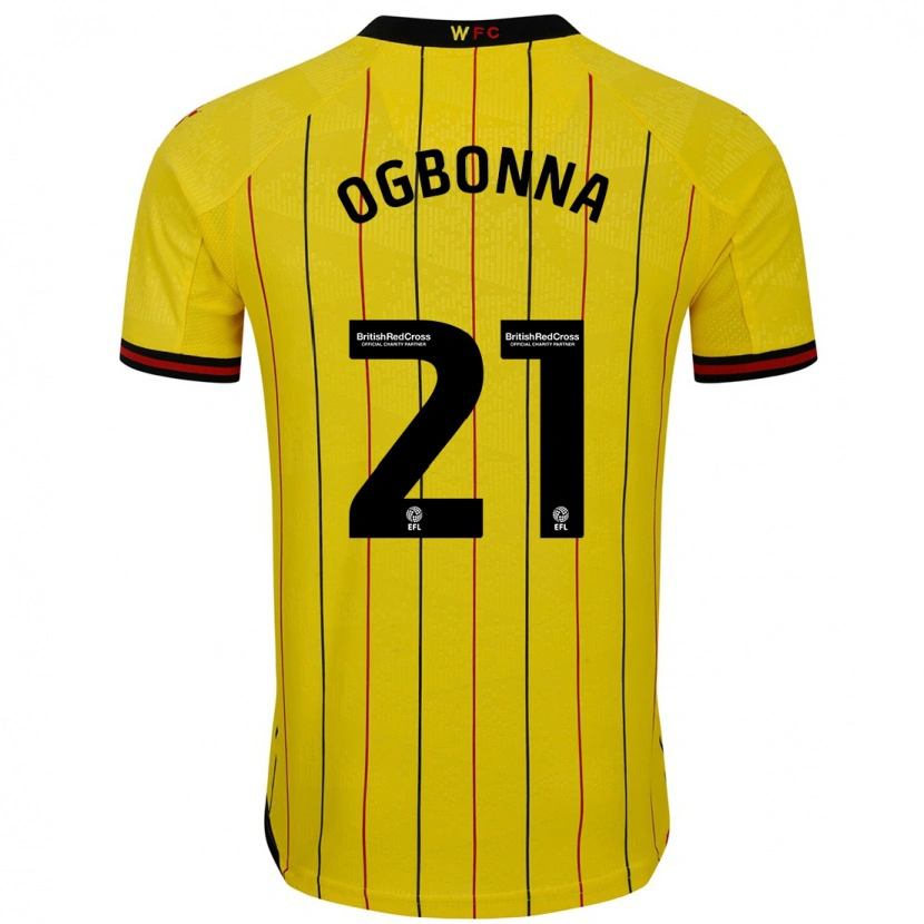 Danxenキッズアンジェロ・オグボンナ#21黄 黒ホームシャツ2024/25ジャージーユニフォーム
