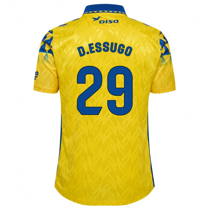 Danxenキッズダリオ・エスーゴ#29黄 青ホームシャツ2024/25ジャージーユニフォーム