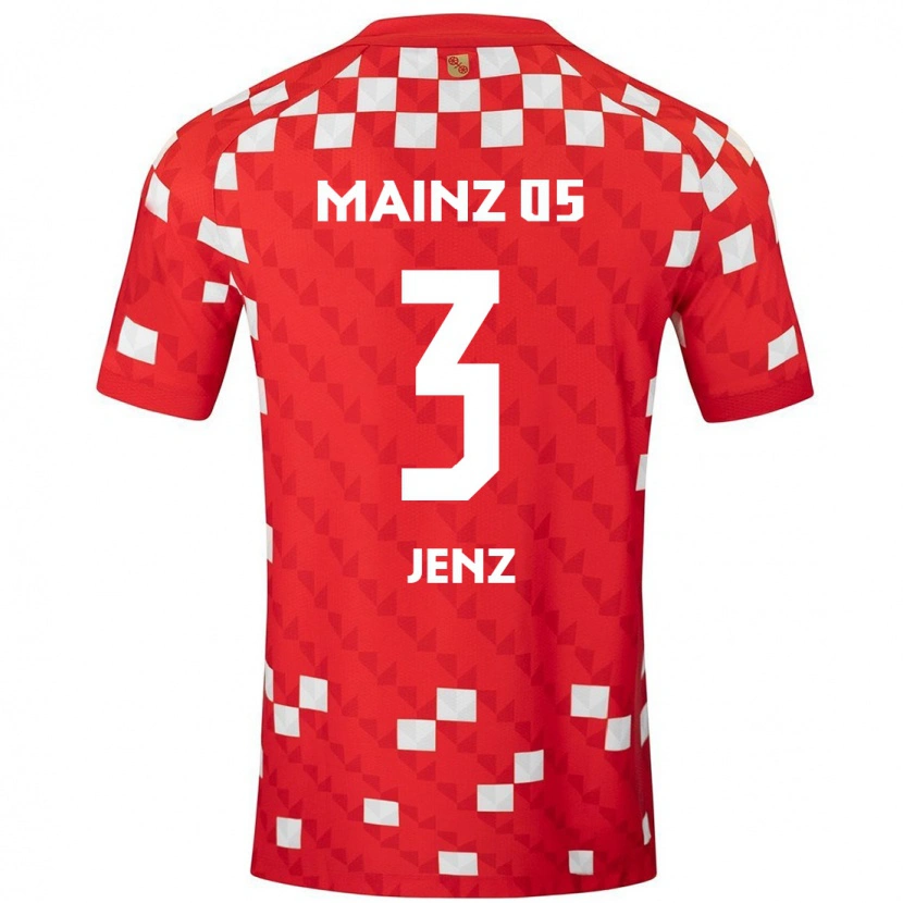 Danxenキッズモリッツ・イェンツ#3白 赤ホームシャツ2024/25ジャージーユニフォーム