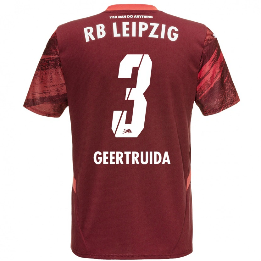 Danxenキッズルシャレル・ヘールトロイダ#3ブルゴーニュアウェイシャツ2024/25ジャージーユニフォーム