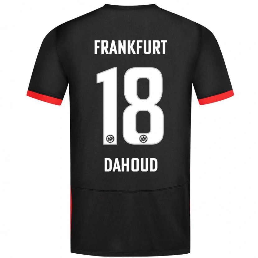 Danxenキッズマフムド・ダフード#18黒アウェイシャツ2024/25ジャージーユニフォーム