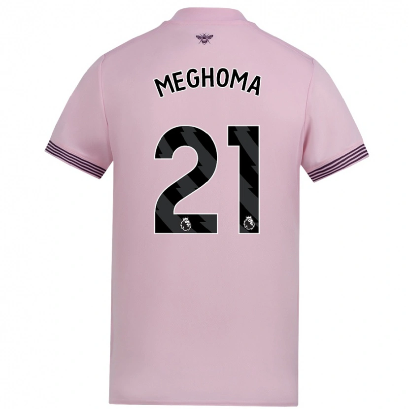 Danxenキッズジョイデン・メグマ#21ピンクアウェイシャツ2024/25ジャージーユニフォーム