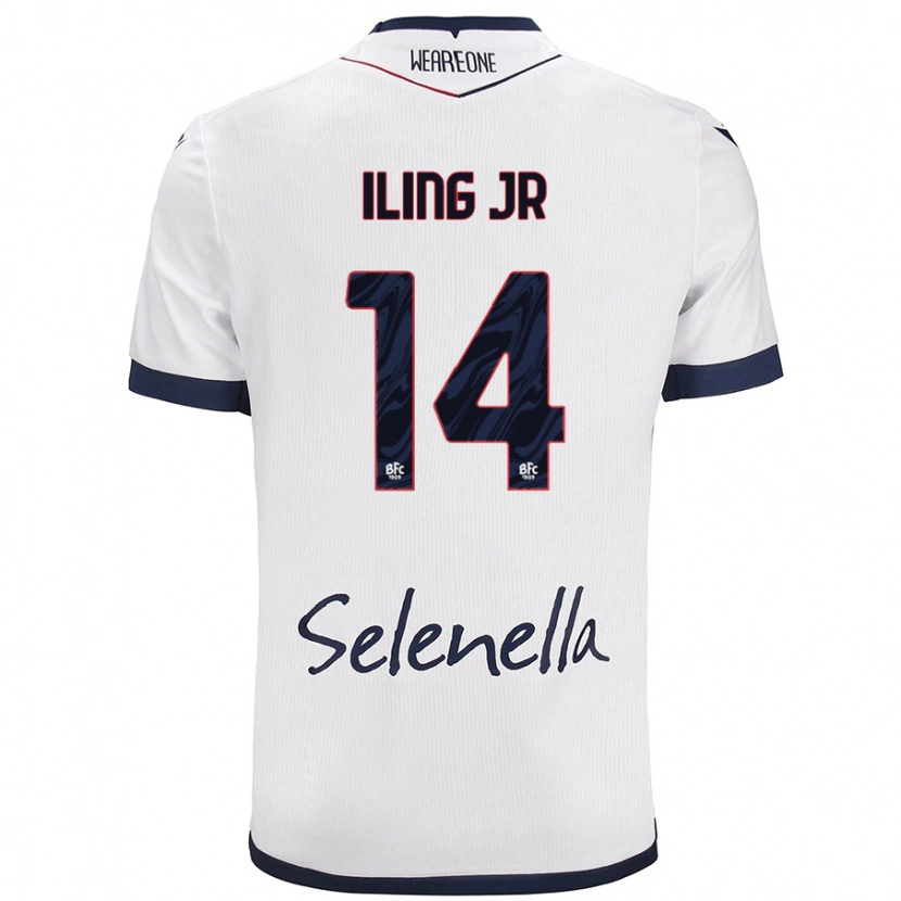 Danxenレディースサミュエル・イリング・ジュニオール#14ホワイト ロイヤルブルーアウェイシャツ2024/25ジャージーユニフォーム