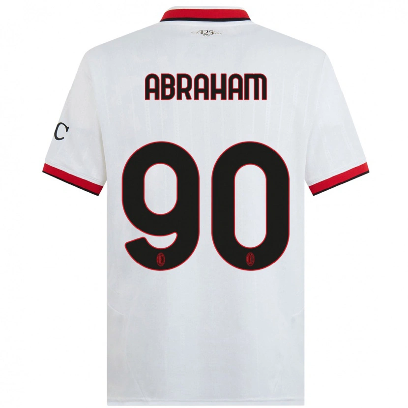Danxenレディースタミー・アブラハム#90白 黒 赤アウェイシャツ2024/25ジャージーユニフォーム