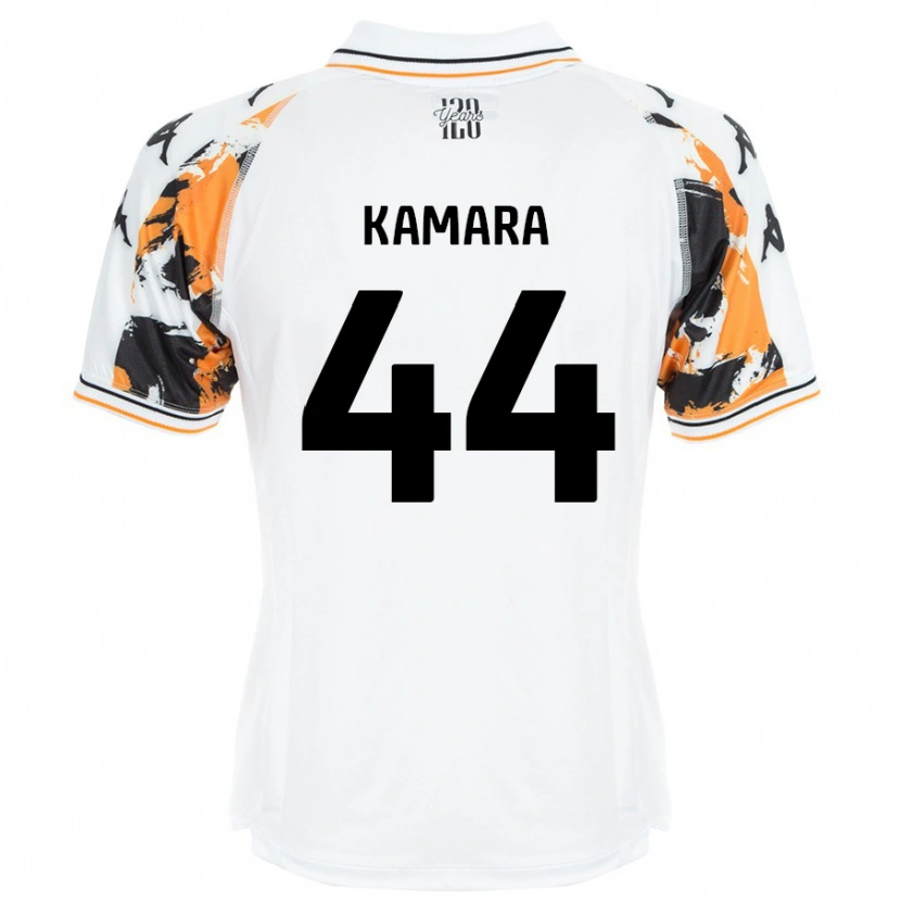 Danxenレディースアブ・カマラ#44白アウェイシャツ2024/25ジャージーユニフォーム
